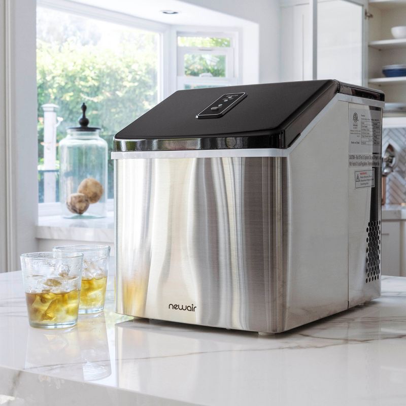 Newair Countertop Clear Ice Maker, 40 lbs. of Ice a Day with Easy to Clean BPA-Free Parts, Perfect for Cocktails, Scotch, Soda and More, 5 of 12
