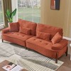 VASIP 103" Soft Deep-Seat Sofa with Pillows，Perfect for Living Room, Bedroom, Apartment, Office ，Dormitory Decoration - 2 of 4