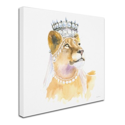 Trademark Fine Art -Myles Sullivan 'Jungle Royalty II Crop' Canvas Art