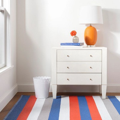 Handwoven Reversible Stripe Indoor/Outdoor Rug 2' x 3'