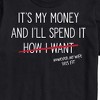 Men's - Instant Message - Wife Spends My Money Short Sleeve Graphic T-Shirt - 2 of 4