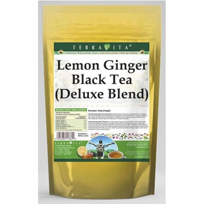 TerraVita Lemon Ginger Black Tea (Deluxe Blend) (25 tea bags, ZIN: 537440, 3-Pack)