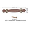 Unique Bargains Leather Suitcase Dresser Drawer Knobs and Pulls with Screws 4 Pcs - 2 of 4