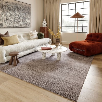 Jermund Textured Cotton-Blend Area Rug