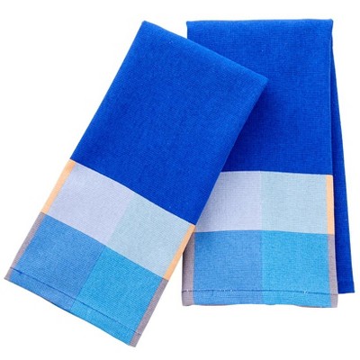 Summer Buffalo Plaid Set of 2 Hand Towels