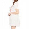 Women's Embroidered & Tassel Mini Dress - entro - 2 of 4