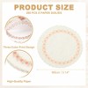 Unique Bargains Wedding Christmas Decoration Round Food Lace Trim Paper Placemats - 2 of 4