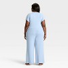 Women's Pointelle Short Sleeve Shirt and Pants Pajama Set - Auden™ - 2 of 3
