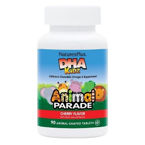 Animal Parade DHA Natural Cherry by Nature's Plus  -  90 Chewable - 1 of 3