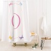 Deny Designs April Lane Art Simple Bow Monogram Shower Curtain - 2 of 3