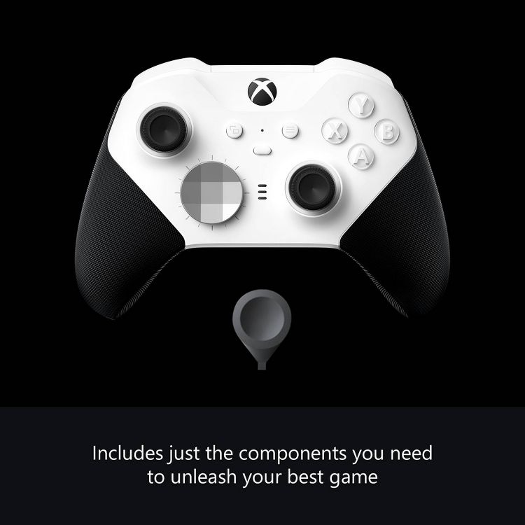 XBOX Elite Wireless Controller Series 2 – Core – XBOX Series X|S, XBOX One, and Windows Devices - White, 2 of 8