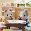 Calico Critters Husky Brother & Sister's Tandem Cycling Set, Dollhouse Playset with Figures and Accessories - 3 of 4
