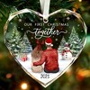 First Christmas Together Ornament 2025, Our Christmas Ornaments 2025 Gifts,Glass 1st Christmas Ornaments - 4 of 4