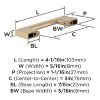 Amerock Cityscape Cabinet or Furniture Pull, 10 Pack - 3 of 4