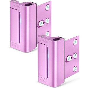 DOMETOUR Home Security Door Reinforcement Lock, Childproof Flip Latch for Kids Safety, Front Door Night Lock - 1 of 4