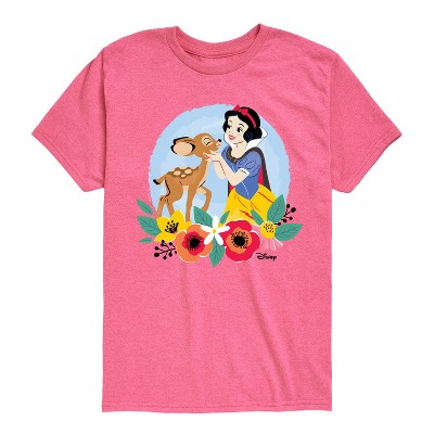 Boys' - Disney - Floral Snow White Deer Short Sleeve Graphic T-Shirt
