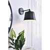 Elegant Lighting Nota 1 light black Wall Sconce - 2 of 4