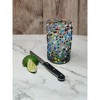 Dos Sueños Mexican Hand Blown Tumblers - Confetti Rock Design - 10oz - Single Glass - 4 of 4