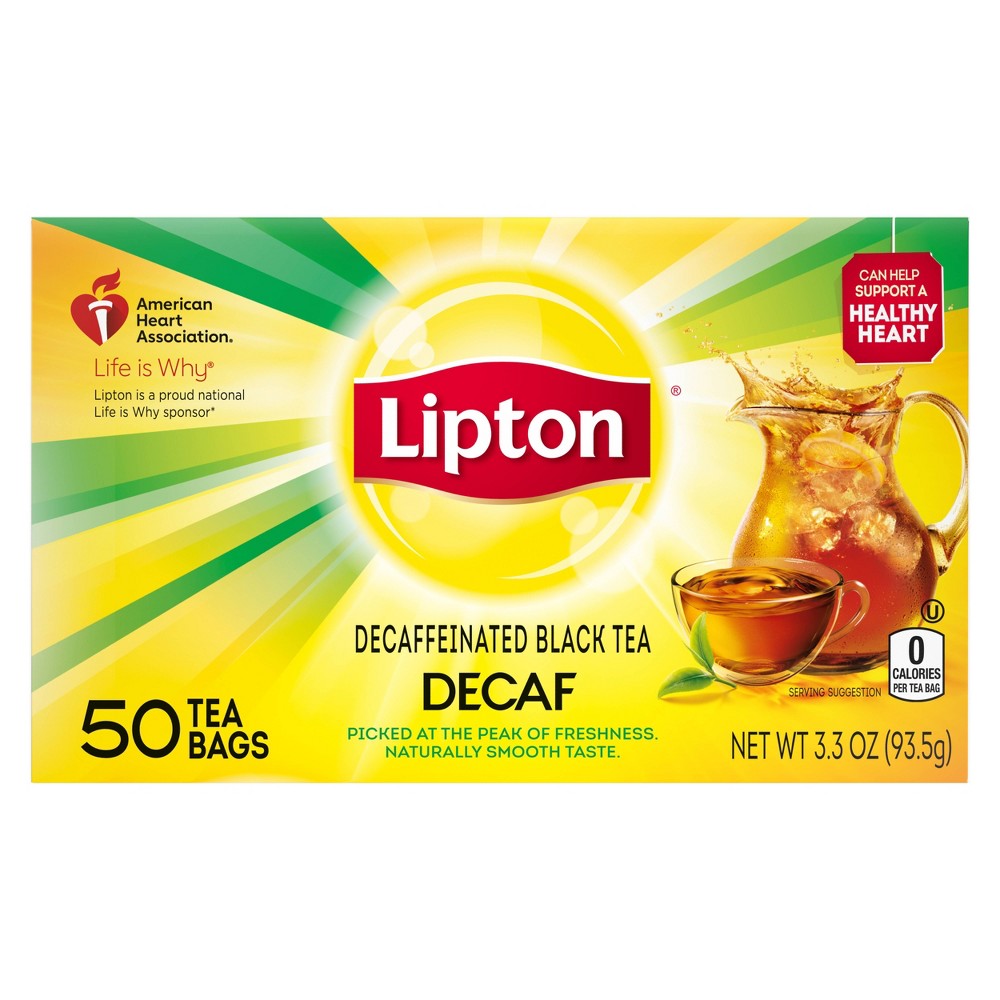 UPC 041000002717 product image for Lipton Decaffeinated Black Tea Bags - 50ct/3.3oz | upcitemdb.com