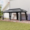 10' x 20' Patio Gazebo, Outdoor Gazebo Canopy Shelter with Netting, Vented Roof for Garden - 3 of 4