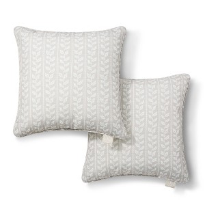 MARTHA STEWART Vineyard Vines Indoor Outdoor Decorative Lumbar Pillow 2-Pack Set - 1 of 4