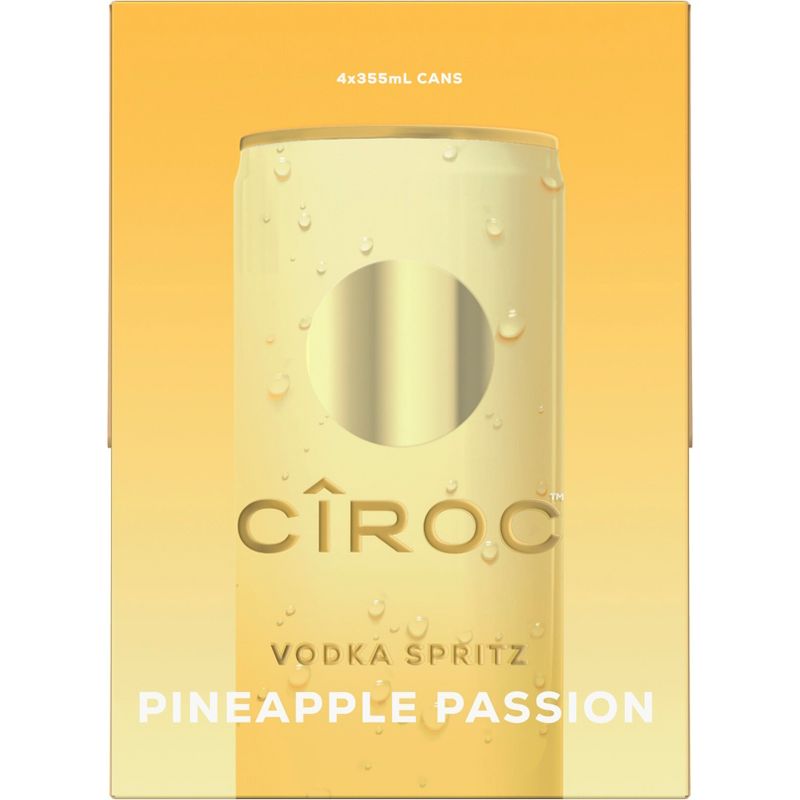 Ciroc Spritz Pineapple Passion - 4pk/355ml Cans, 2 of 6