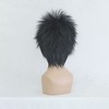 Unique Bargains Women's Wigs with Wig Cap Short Hair 12" Black - 4 of 4