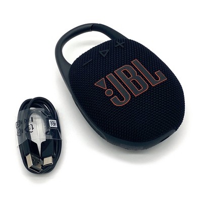 JBL Clip 5 Portable Bluetooth Waterproof Speaker - Black - Target Certified Refurbished