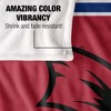 Saginaw Valley State University Primary Logo Stripes Silky 50x60 Blanket, 1 Sided - 4 of 4