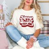 Simply Sage Market Women's Retro Merry and Bright Short Sleeve Garment Dyed Tee - 2 of 4