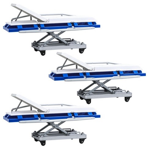 Set of 3 Blue and White Deluxe Moving Stretcher for WWE & AEW Wrestling Action Figures - image 1 of 3