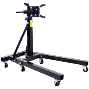 Syemin Lift Jacks Folding Engine Stand 2000 LBS Capacity Motor Hoist 360 Degree Adjustable Auto Repair Rebuild Jack, Black, 43"*11.8"*6.5" - 1 of 4