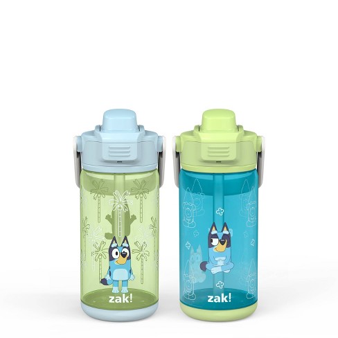 Zak Designs 2pc 16oz Antimicrobial Beacon Bottles With Straw : Target