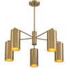 Savoy House Lio 5 - Light Chandelier in  Noble Brass - 2 of 4