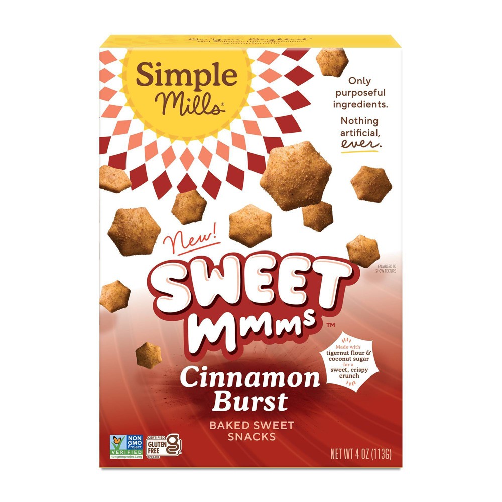 Simple Mills Cookies Sweet Mmms Cinnamon Crunch - 4oz