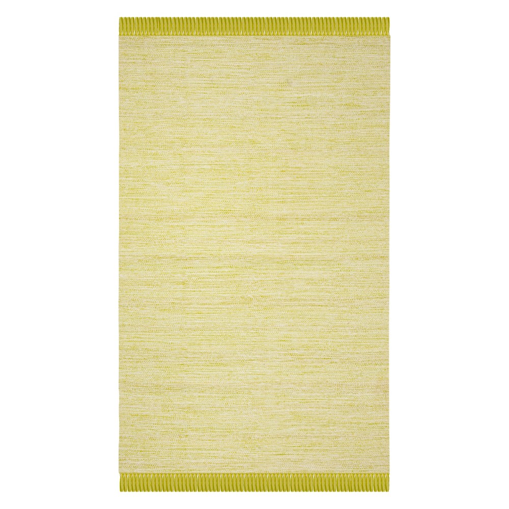 5'x8' Solid Woven Area Rug Olive/Green - Safavieh