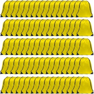 Waterproof Drawstring Backpack Bulk, Nylon Cinch Bags in 10 Colors for School, Gym, Sports - 1 of 4