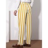INSPIRE CHIC Men's Big Tall Flat Front Business Striped Trousers - 3 of 4