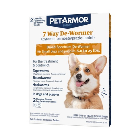 Petarmor 7 Way Deworm Dog Insect Treatment For Dogs Target