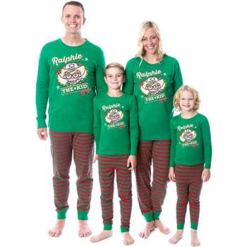 Elf The Movie Film Christmas Elves Tight Fit Family Pajama Set (child, 6)  Green : Target