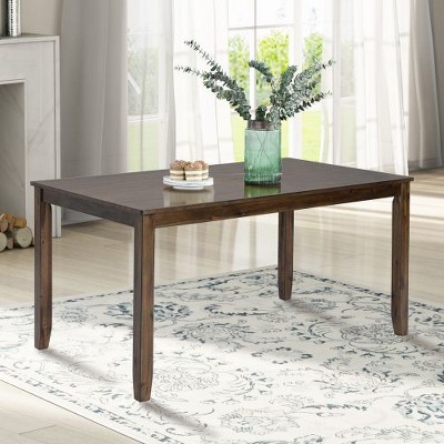 CENGHU Wooden Dining Table, Modern Rectangular Dining Table, Kitchen Table for 4 People, for Dining Room, Kitchen, Living Room