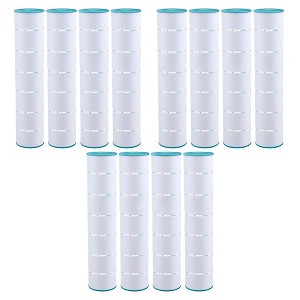 Hurricane 12 Pack HF7494-04 Advanced Pool Filter Cartridge Replacement PA131, Unicel C-7494, Filbur FC-1227, Hayward SwimClear C5030, C5025, C5020 - 1 of 4