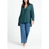 ELOQUII Women's Plus Size The Trouser Jean - 4 of 4