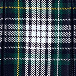white/evergreen plaid
