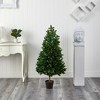 Nearly Natural 4-ft Bay Leaf Artificial Topiary Tree UV Resistant (Indoor/Outdoor) - 2 of 2