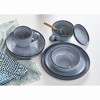 TAG Logan Collection Stoneware Soup Mug with Lid Light Blue 24 oz. - 3 of 3
