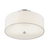 Livex Lighting Meridian 2 - Light Semi-Flush Mount in  Brushed Nickel - 4 of 4