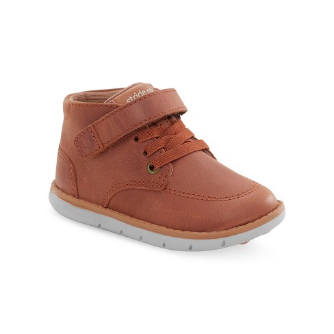 Stride Rite Quinn Kid s Leather Easy On off Boot 4.5 Sierra
