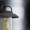 Urban Ambiance Luxury Modern Farmhouse Farmhouse Outdoor Wall Light,  14-3/8" x 10",  Black Finish, UHP1142 - 4 of 4