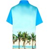 HAPPY BAY Mens Hawaiian Short Sleeve Button Down Shirt Men's Hawaii Shirts Boho Vacation Casual Summer Beach Shirts for Men Funny - 4 of 4